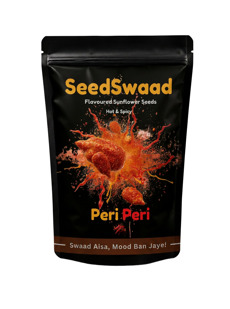 Seedswaad Peri Peri Sunflower Seeds pouch